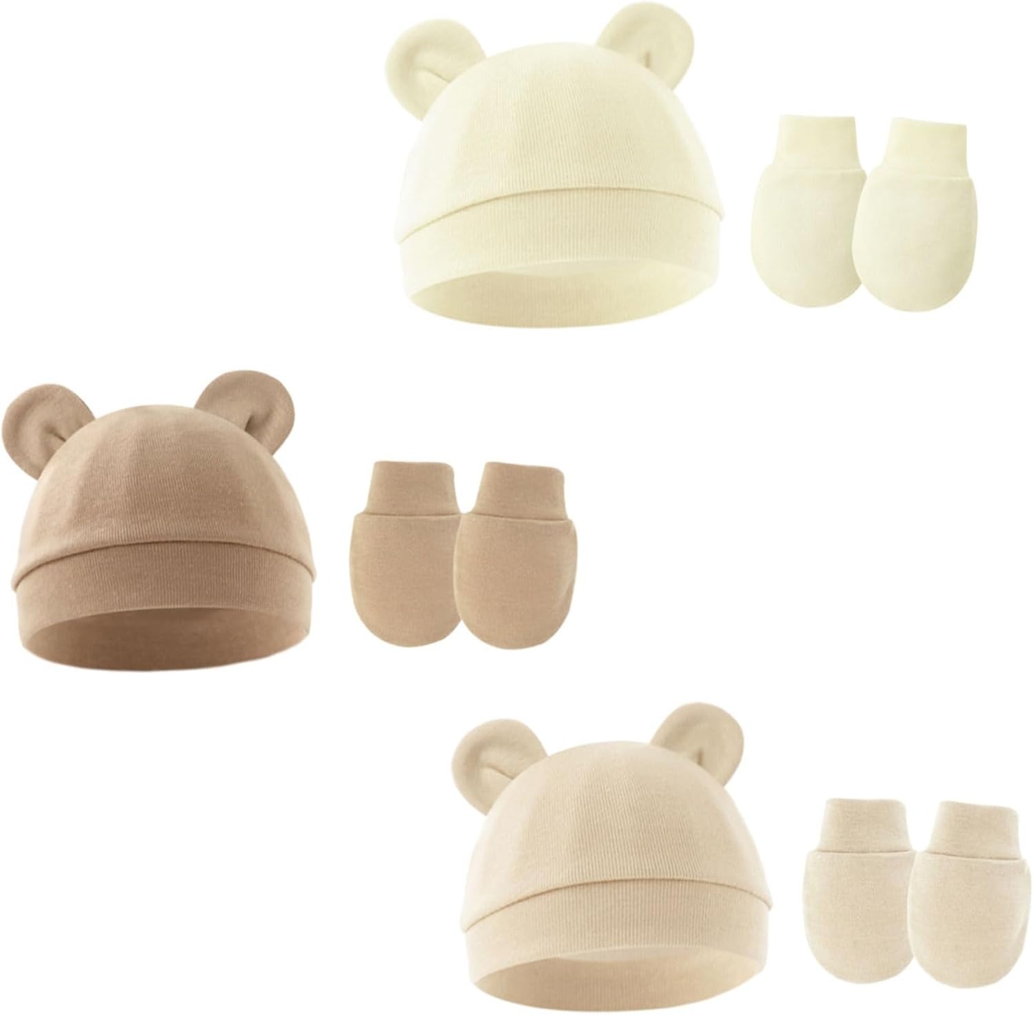 Newborn Hat & Mitten Set