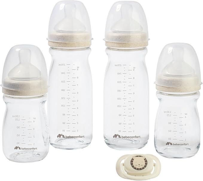 Anti-Colic Glass Bottle